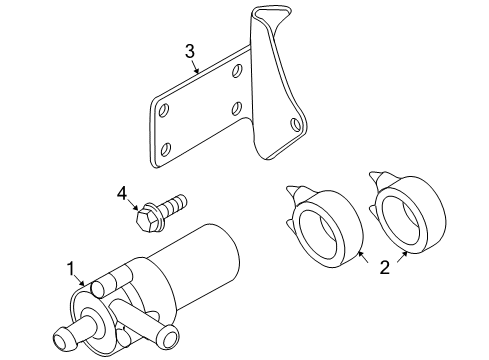 2010 Audi Q7 Water Pump