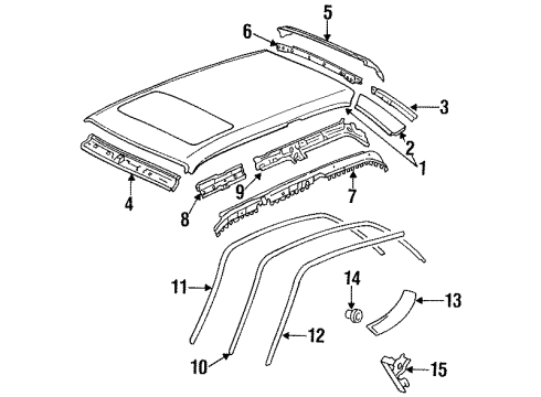 1998 Audi A6 Quattro Roof & Components