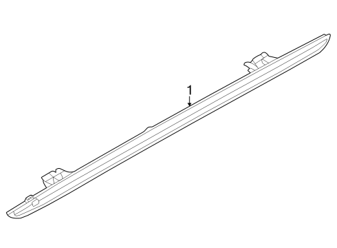 2023 Audi RS3 High Mount Lamps