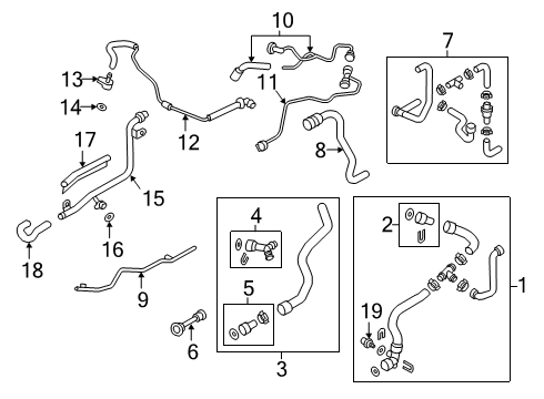 2023 Audi A5 Quattro Hoses, Lines & Pipes