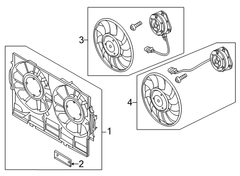 2015 Audi S7 Cooling System, Radiator, Water Pump, Cooling Fan