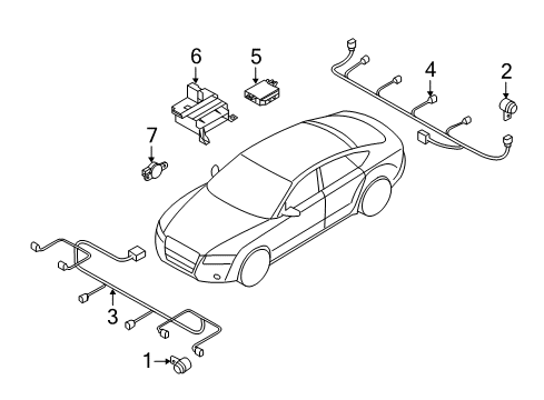 2013 Audi A7 Quattro Electrical Components