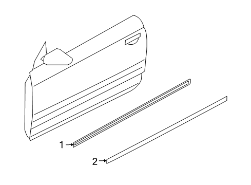 2004 Audi S4 Exterior Trim - Door