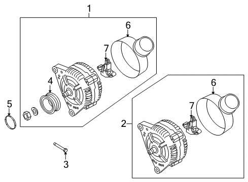 2009 Audi A4 Quattro Alternator