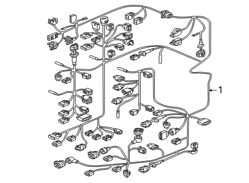 2014 Audi A7 Quattro Wiring Harness