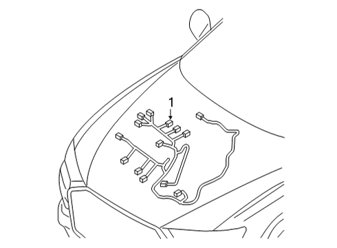 2021 Audi RS6 Avant Wiring Harness