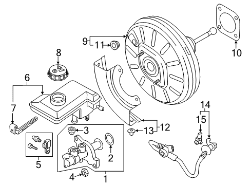 2015 Audi A3 Dash Panel Components