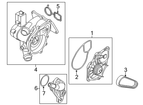 2015 Audi A3 Water Pump