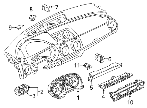 2015 Audi A3 A/C & Heater Control Units