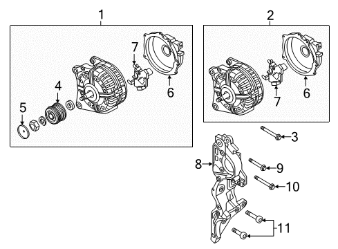 2015 Audi A3 Alternator