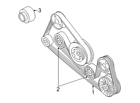 1997 Audi A8 Belts & Pulleys