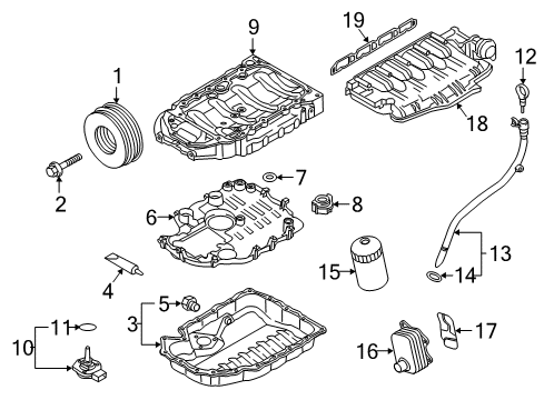 2017 Audi A5 Quattro Intake Manifold