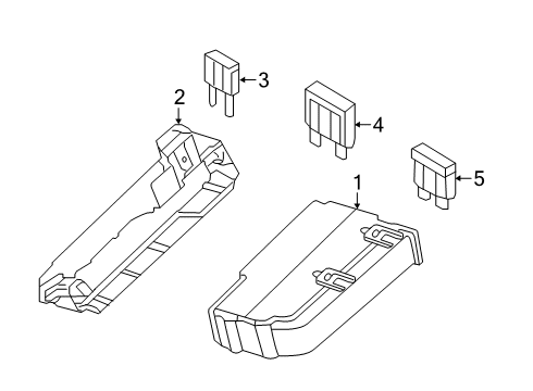 2022 Audi S5 Fuse & Relay