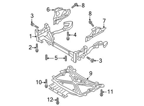 2023 Audi Q7 Suspension Mounting - Front