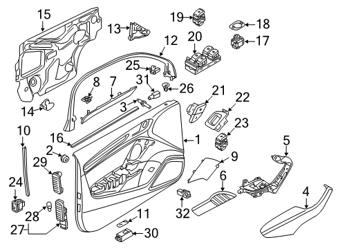 2016 Audi S3 Anti-Theft Components