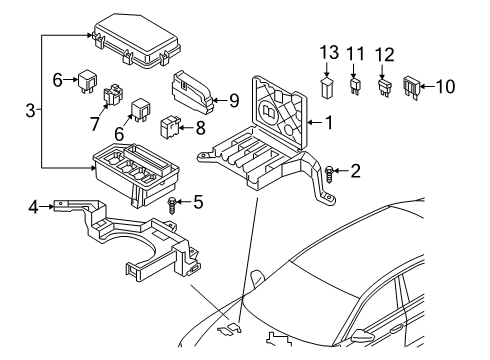 2022 Audi e-tron Quattro Fuse & Relay