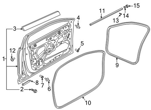 2021 Audi RS6 Avant Door & Components