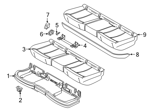 2022 Audi e-tron Quattro Rear Seat