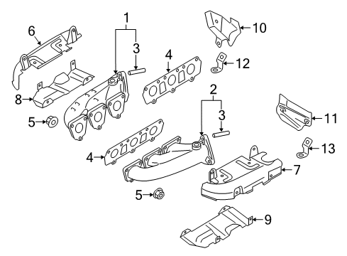 2017 Audi A7 Quattro Exhaust Manifold