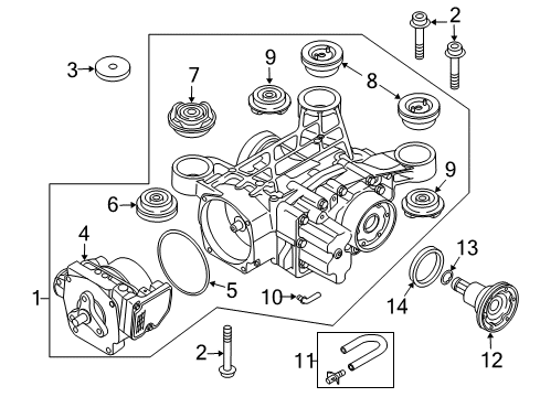 2015 Audi A3 Axle & Differential - Rear