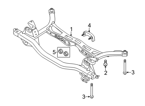 2015 Audi A3 Suspension Mounting - Rear