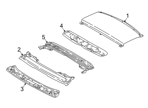 2022 Audi RS5 Sportback Roof & Components