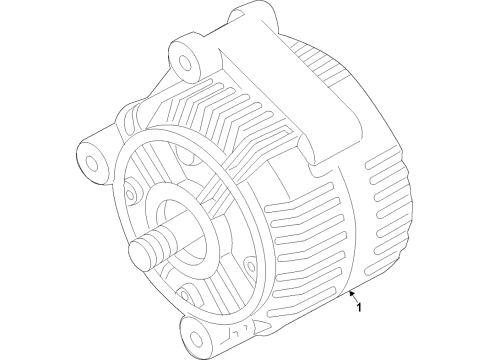 2023 Audi RS Q8 Alternator