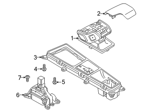 2022 Audi RS7 Sportback Console