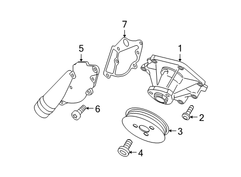 2009 Audi A6 Quattro Water Pump