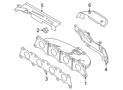 2006 Audi TT Exhaust Manifold