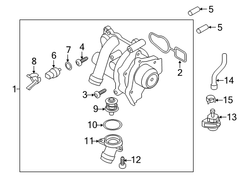 2014 Audi A4 Water Pump