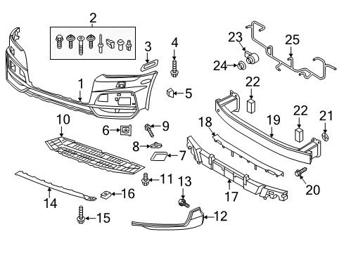 2018 Audi Q3 Quattro Parking Aid Diagram 2