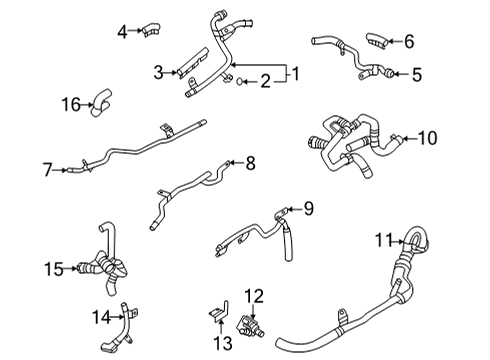 2022 Audi Q5 Hoses, Lines & Pipes