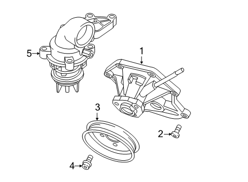 2017 Audi S5 Water Pump