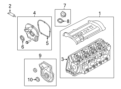 2014 Audi A4 Valve & Timing Covers