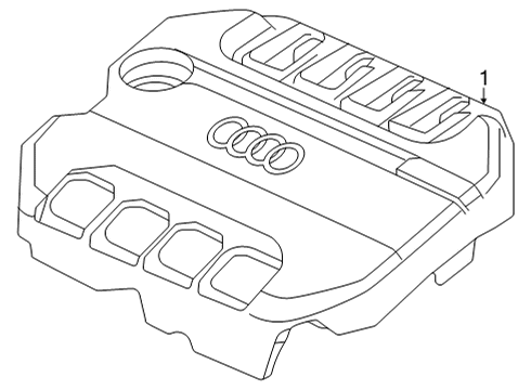 2024 Audi S3 Engine Appearance Cover