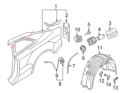 2013 Audi RS5 Fuel Door