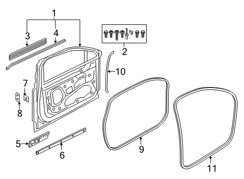 2023 Audi Q7 Door & Components