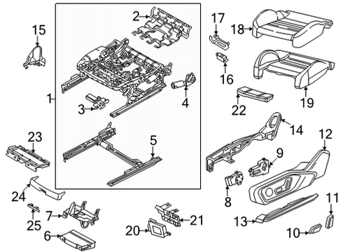 2022 Audi S3 Power Seats