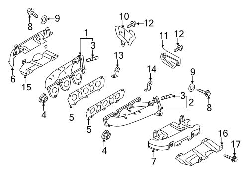 2014 Audi Q5 Exhaust Manifold