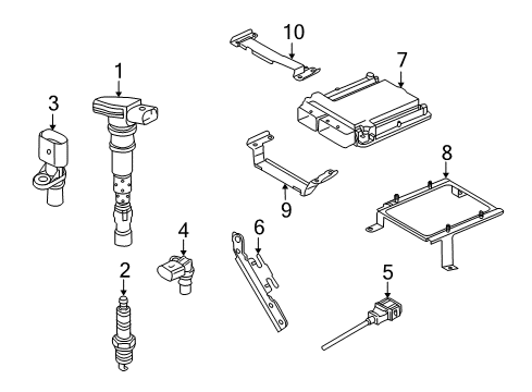 2012 Audi R8 Ignition System