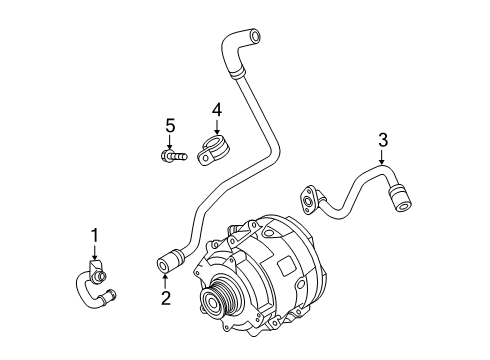 2022 Audi S6 Hoses & Lines Diagram 1