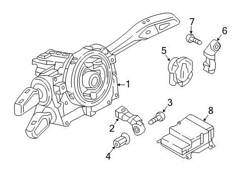 2021 Audi S4 Air Bag Components