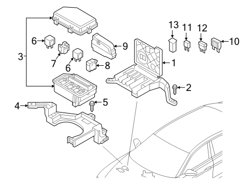 2024 Audi Q8 e-tron Fuse & Relay