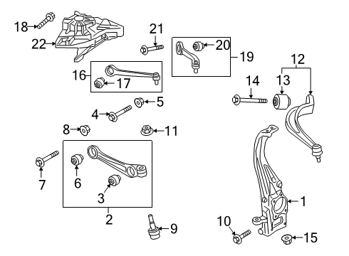 2023 Audi RS Q8 Front Suspension Components, Lower Control Arm, Upper Control Arm, Ride Control, Stabilizer Bar