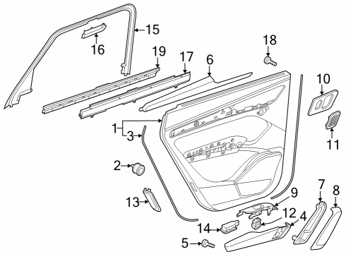 2023 Audi SQ5 Rear Door - Electrical Diagram 9