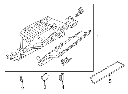 2022 Audi e-tron Quattro Glove Box