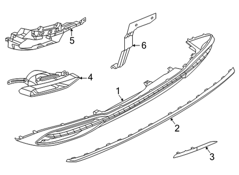 2023 Audi A5 Quattro Bumper & Components - Rear