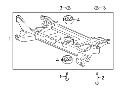 2015 Audi A3 Suspension Mounting - Front