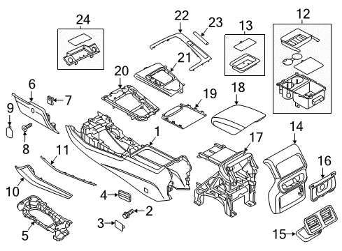 2022 Audi Q5 Console